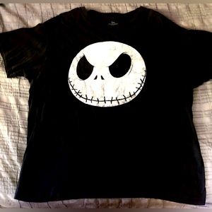 Jack Skellington Tshirt Mens sz XL Disney Nightmare Before Christmas GOTH NEW